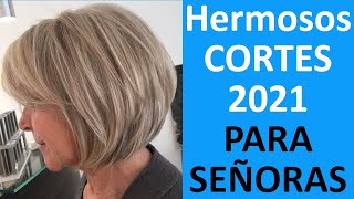 38 CORTES DE CABELLO CORTO DAMAS 2021 [upl. by Newel240]