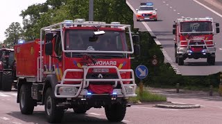 PrimeurEerste Inzet Bosbrandvoertuig T541 Brandweer Kasterlee met spoed naar een bosbrand [upl. by Zenger]