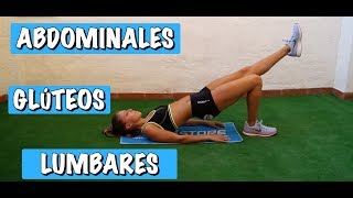 7 minutosRutina de abdominales glúteos y lumbares [upl. by Doss]