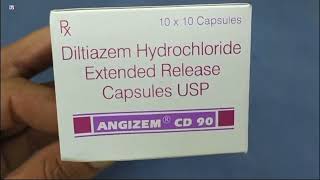 ANGIZEM CD 90 Capsule  Diltiazem Hydrochloride Extended Release Capsules USP  ANGIZEM CD 90mg Cap [upl. by Mariska73]