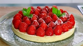 Tarte aux fraises inratable  la recette facile en 3 étapes [upl. by Oirottiv146]