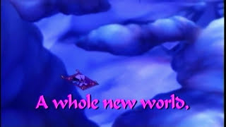 Aladdin  quotA Whole New Worldquot Sing Along with Lyrics  Disney’s Magical Moments [upl. by Fawcette]