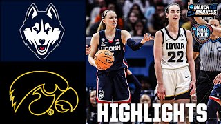 2024 Final Four UConn Huskies vs Iowa Hawkeyes  Full Game Highlights [upl. by Nnaillij38]