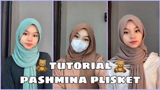 Tutorial hijab pashmina plisket 5 STYLE gampang banget by Khofifah snf [upl. by Fagin]