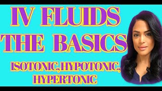 IV FLUIDS for NURSING Super Easy NCLEX [upl. by Tiler]