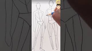 Sketching a Full Body Man and Womanquot  Artistic Drawing Tutorialquot quickdrawing sketchartist [upl. by Hildegard]