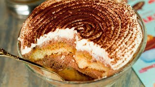 “TIRAMISU” una ricetta semplice e veloce  SaporitoTV [upl. by Salim135]