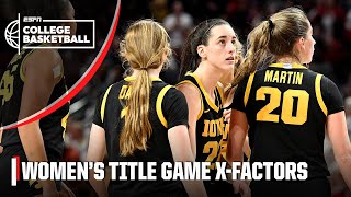 Seize the Moment XFACTORS in the the Iowa vs South Carolina matchup  Countdown to the Final Four [upl. by Lindi414]