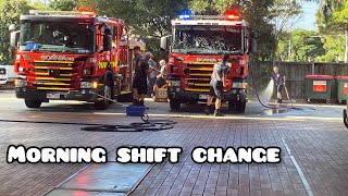 Morning Shift change  FRV FS34  W ashtothefireguy5432 [upl. by Mazman]