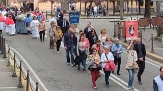 Processione per la festa del Voto a Saronno [upl. by Joletta133]