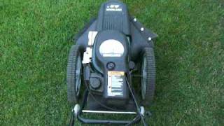 Craftsman 22quot 55HP HighWheel Walk Behind Weed Trimmer Part 2 [upl. by Enitsrik]