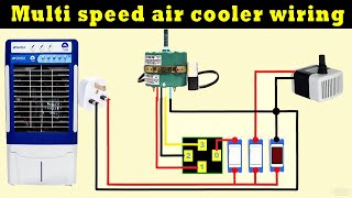 4 wire 3 speed air cooler wiring diagram [upl. by Esya]