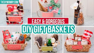 How to make gift baskets to WOW everyone on your list  The DIY Mommy [upl. by Aneetsyrk]