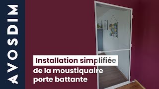 Comment installer une Porte Moustiquaire [upl. by Zaller]