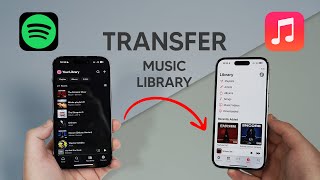 Free How To Transfer Music Library on iPhone  Spotify Apple Music Amazon Music… [upl. by Spillihp]