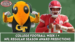 NFL Award Predictions and College Football Week 1  014 [upl. by Arrac]