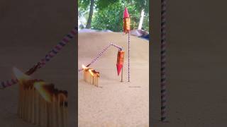 Matchstick Amazing Experiment 🔥💥 Diwali Creakers Testing shorts short video [upl. by Barta]