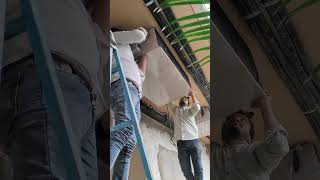 Panasonic ductable ac installation  Panasonic [upl. by Atirys]