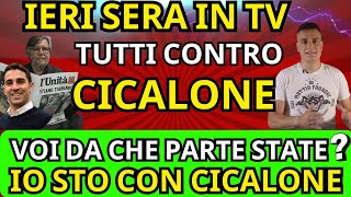 CICALONE VIENE ATTACCATO DALLA SINISTRA A QUARTA REPUBBLICA PORRO SGARBI E RUGGERI LO DIFENDONO [upl. by Aneeb]