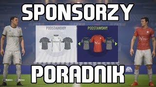 FIFA 18 PORADNIK Sponsorzy na koszulkach LEGII WISŁY ŚLĄSKA  PC PS4 XONE [upl. by Iroc583]