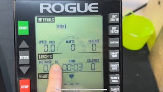 How To Change Miles  Mi  into Kilometres  Km  on a Rogue Echo Bike [upl. by Feenah]