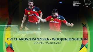 OvtcharovFranziska  WoojinJonghoon I Halbfinale Doppel I WM 2023 in Durban [upl. by Selohcin]