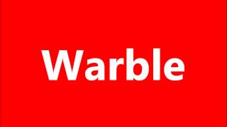 Cartoon Warble Sound Effect Finally found it [upl. by Mansfield]