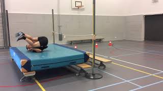 Gymles Atletiek 4 Hoogspringen 2 Fosbury Flop [upl. by Glenna]