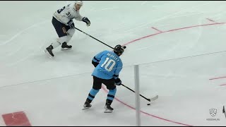 Первый гол в КХЛ Ника МёрклиNick Merkley first KHL goal [upl. by Lumbard787]