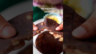 RAGI RAW BANANA PARATHAarunavijay recipe food ragi lunch easyrecipe [upl. by Gilda]