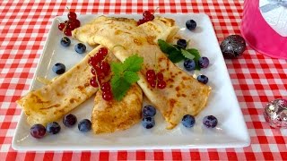 RECEPT NA NEJCHUTNĚJŠÍ PALAČINKY FRANCOUZSKÉ CRÊPES S NUTELOU SÝR A ŠUNKA NEBO MARMELÁDA [upl. by Monie242]