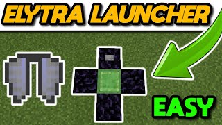 Minecraft Elytra Launcher Tutorial 120 Shorts [upl. by Nwahshar711]