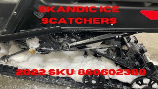 2022 skandic ice scratcher install and test [upl. by Mani]