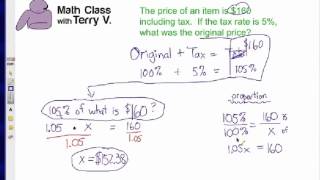 How to Find Original Price Tax 1 [upl. by Hessney]