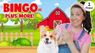 Bingo  More Nursery Rhymes amp Kids Songs  Ms Rachel [upl. by Bigner]