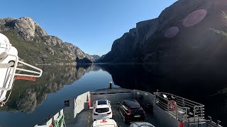 CAR FERRY LYSEFJORD hanggliding basejumping speedgliding [upl. by Denny]