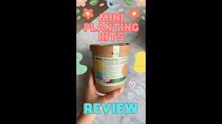 Review Mini Planting Kits [upl. by Jerrine]