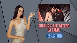 ROSALÍA  LA FAMA Official Video ft The Weeknd  Video Reaction  ReactionZone [upl. by Atalaya]