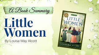 Little Women by Louisa May Alcott Animated Book Summary [upl. by Enirtak]