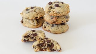 Levain NYC Bakery Style Chocolate Chip Cookies Extra Thick and Chunky  DELICIOUS [upl. by Kcirde341]