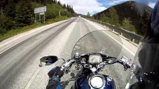 Motorcycle from Skagway to White Pass Summit [upl. by Anneirb331]