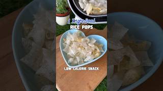 1 Ingredient Rice Pops  Low calorie snack for the munching [upl. by Achorn854]