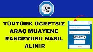 Araç Muayene Randevu Alma  Tüvtürk Randevu Alma  Muayene Randevu Nasıl Alınır [upl. by Hueston]