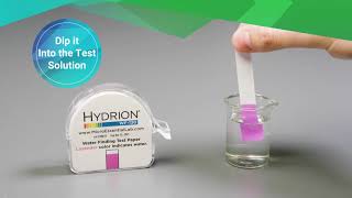 Hydrion Water Finding Paper  Micro Essential Lab [upl. by Messing]