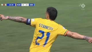 Nicolae Stanciu Goal European  Romania vs Ukraine 30 Goals Results And Extended Highlights2024 [upl. by Ociredef616]