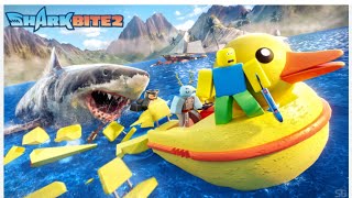 Shark Bite 2 with SharkstNess in Roblox [upl. by Domonic]