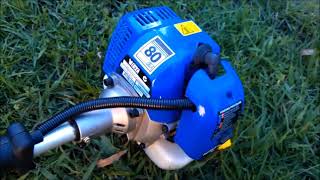 Victa 2 stroke lawn trimmer warm up before use will last longer [upl. by Reinnej]