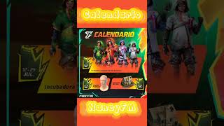 Calendario del 7 aniversario Free Fire  Incubadora  Cubo mágica  freefire shorts  NancyFM [upl. by Nyliak298]