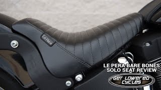 Le Pera Bare Bones Solo Seat Review  GetLoweredcom [upl. by Matland625]