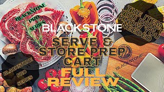 Blackstone Pro Series Serve amp Store Prep Cart 6 Kids 1 Tank Full Review [upl. by Ahsitneuq]